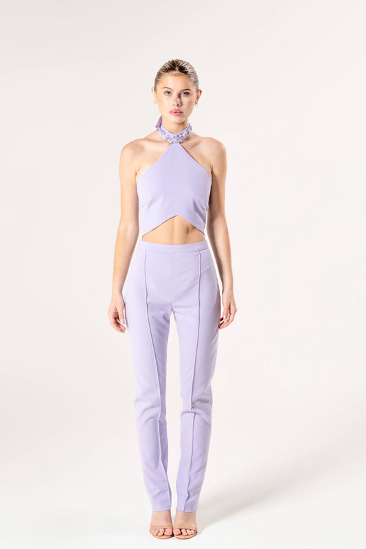 Amethyst Halter Top & Trousers