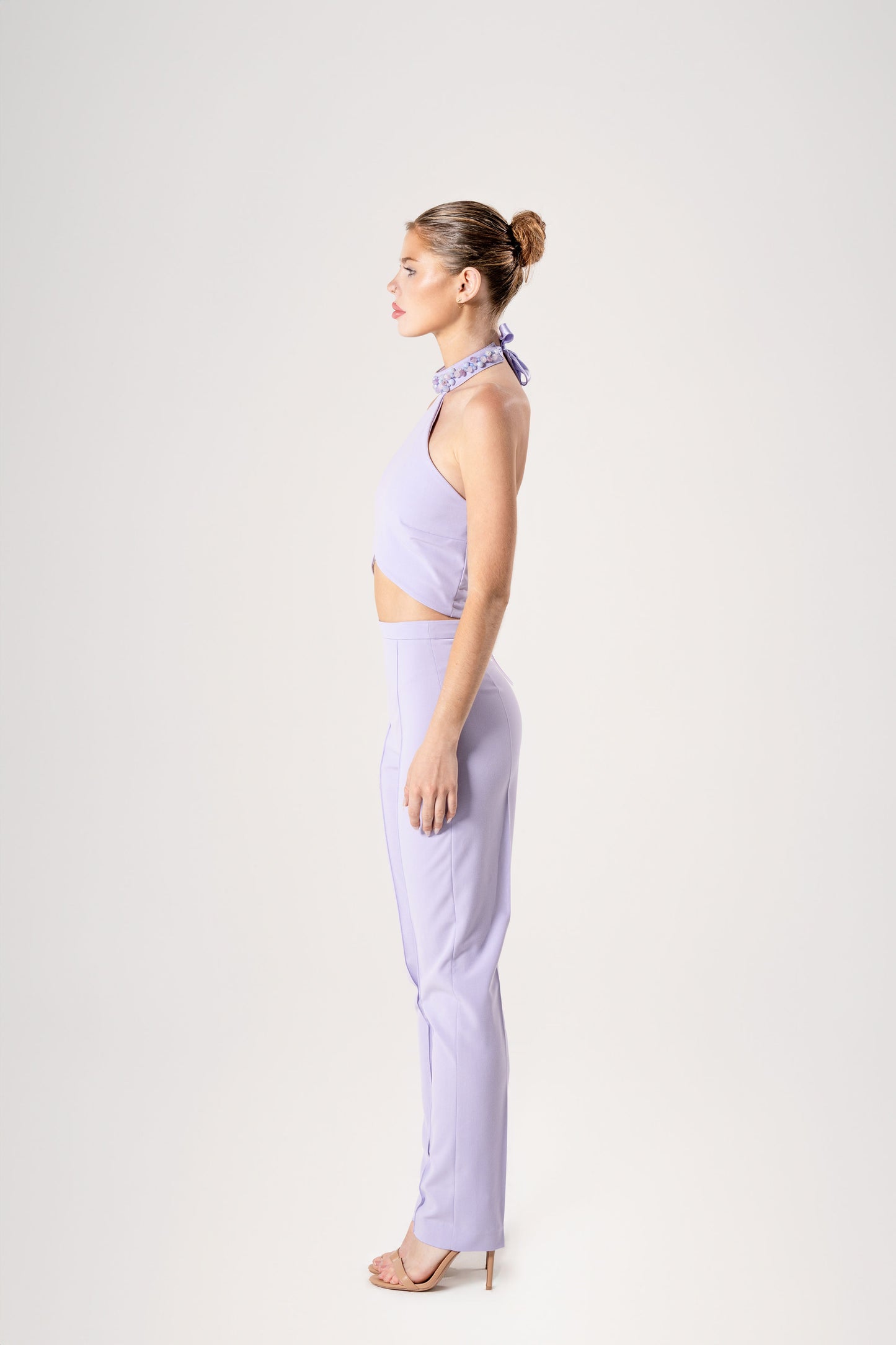 Amethyst Halter Top & Trousers