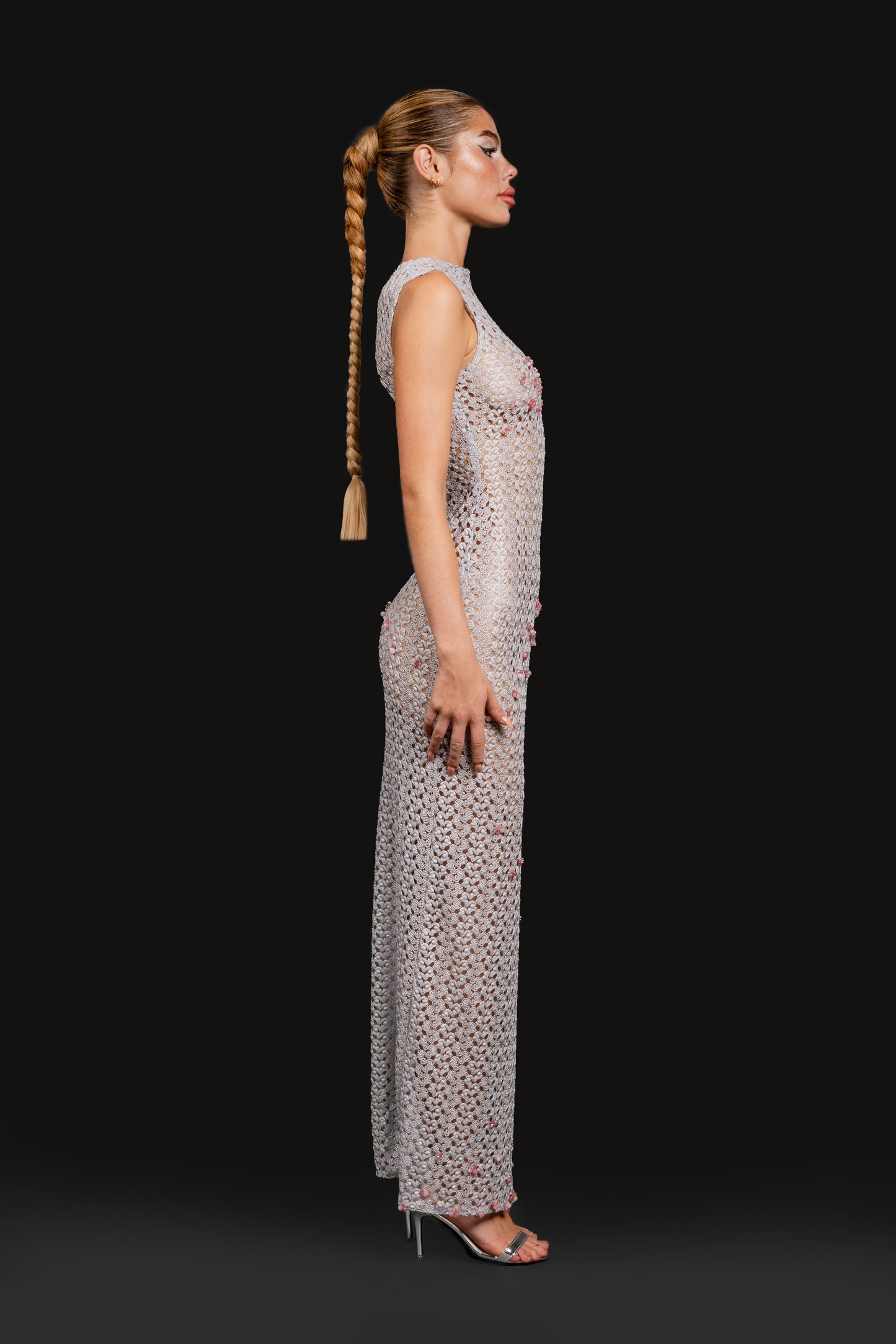 Rose Quartz Crochet Maxi