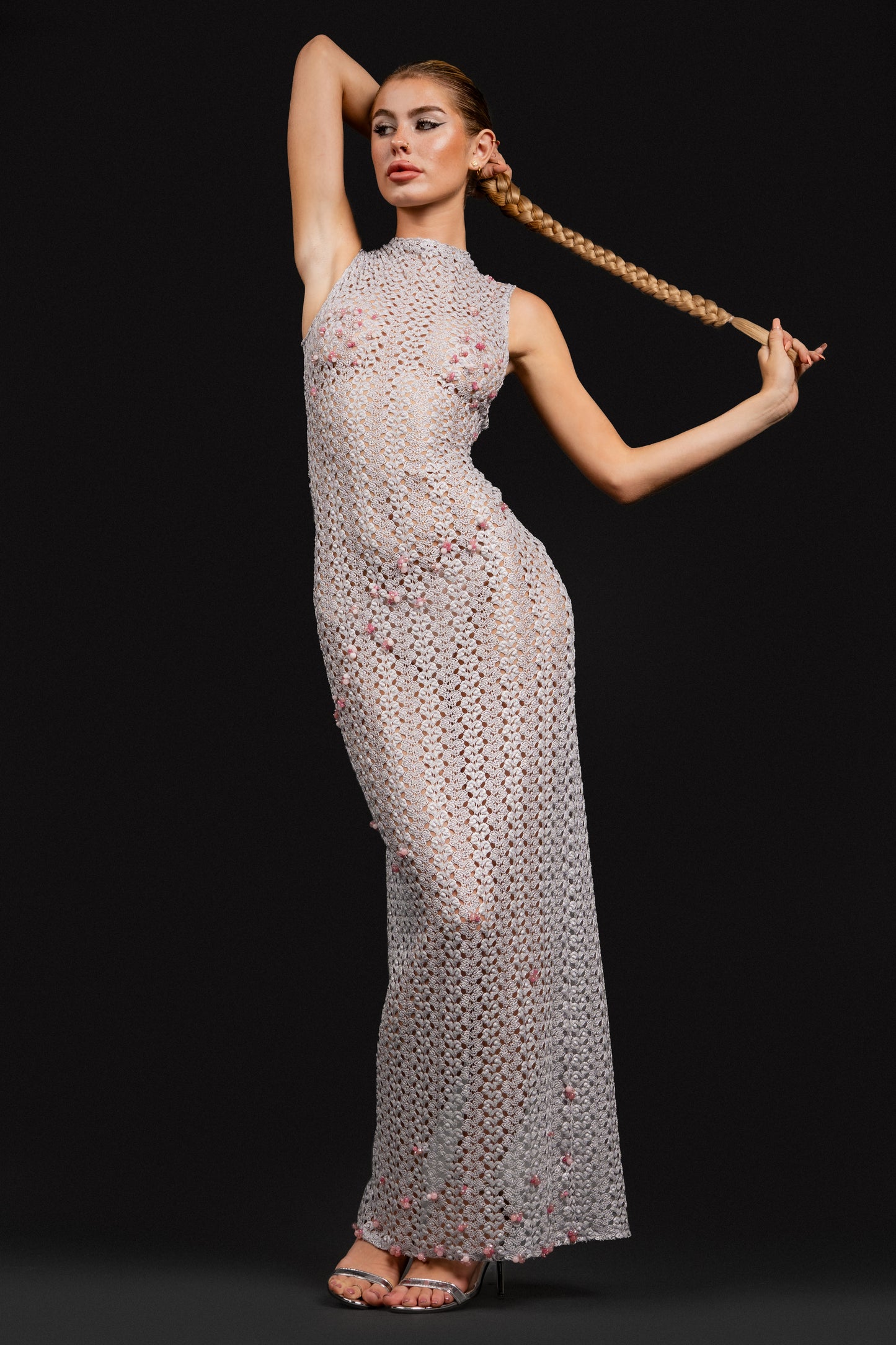 Rose Quartz Crochet Maxi