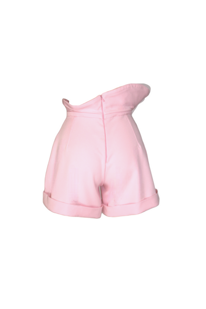 Structured Barbie Pink Shorts