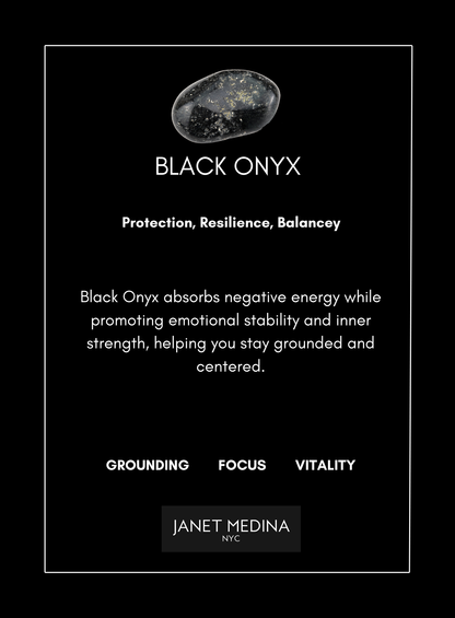 Black Onyx Statement Bracelets