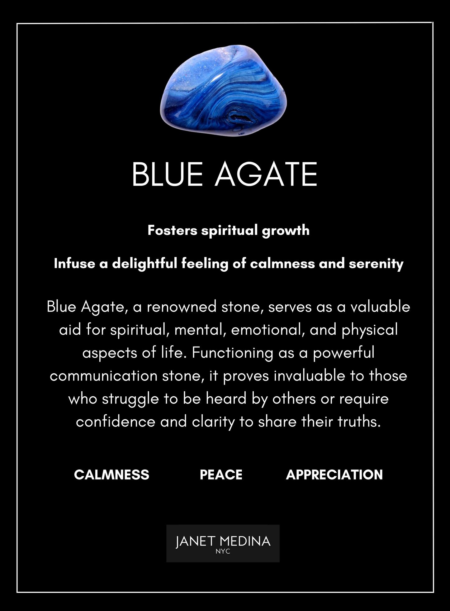 Blue Jade & Agate Set
