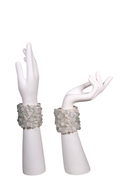 White Cats Eye Bracelet
