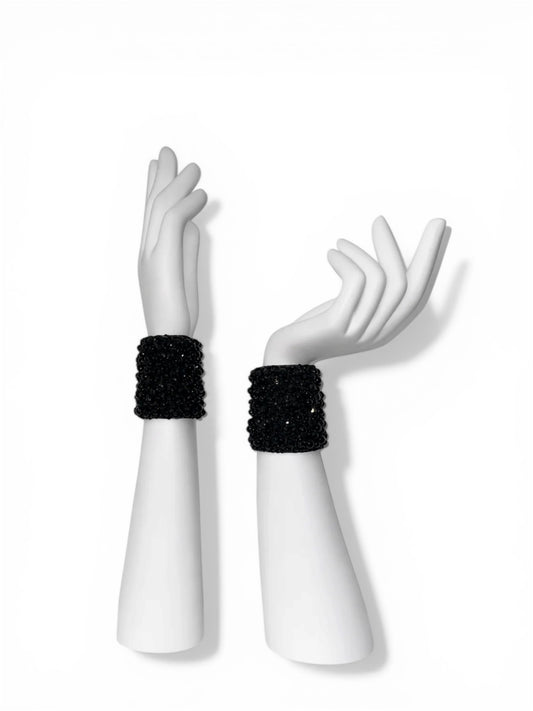 Black Onyx Statement Bracelets