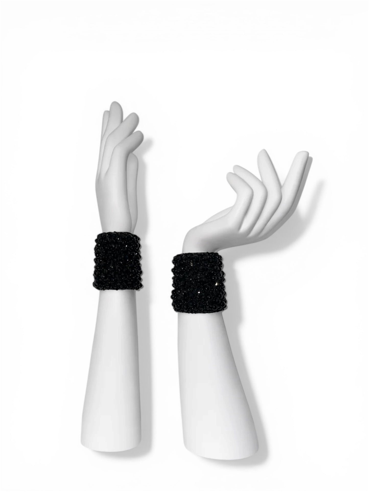 Black Onyx & Hematite Bracelets