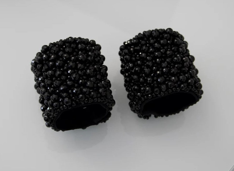 Black Onyx Statement Bracelets