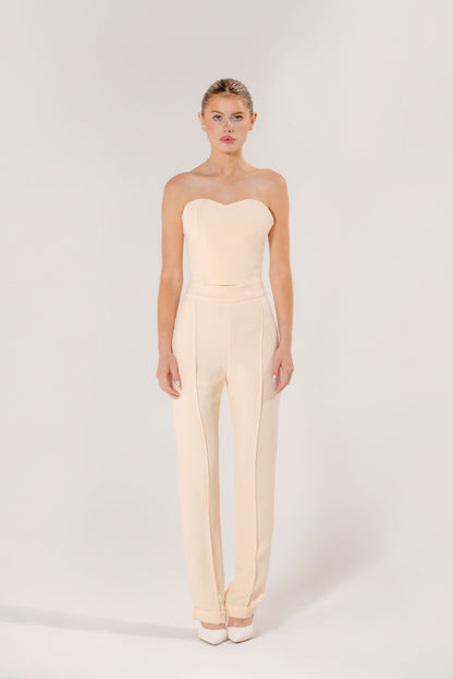 Cream Trouser